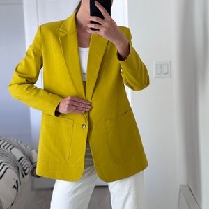 Zara Mustard Blazer